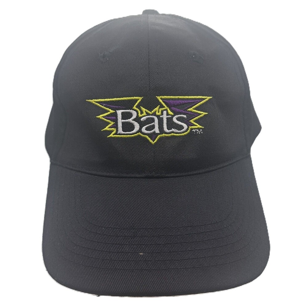 Unbranded Louisville Bats Men's Adjustable Baseball Cap Black Purple Yellow Logo